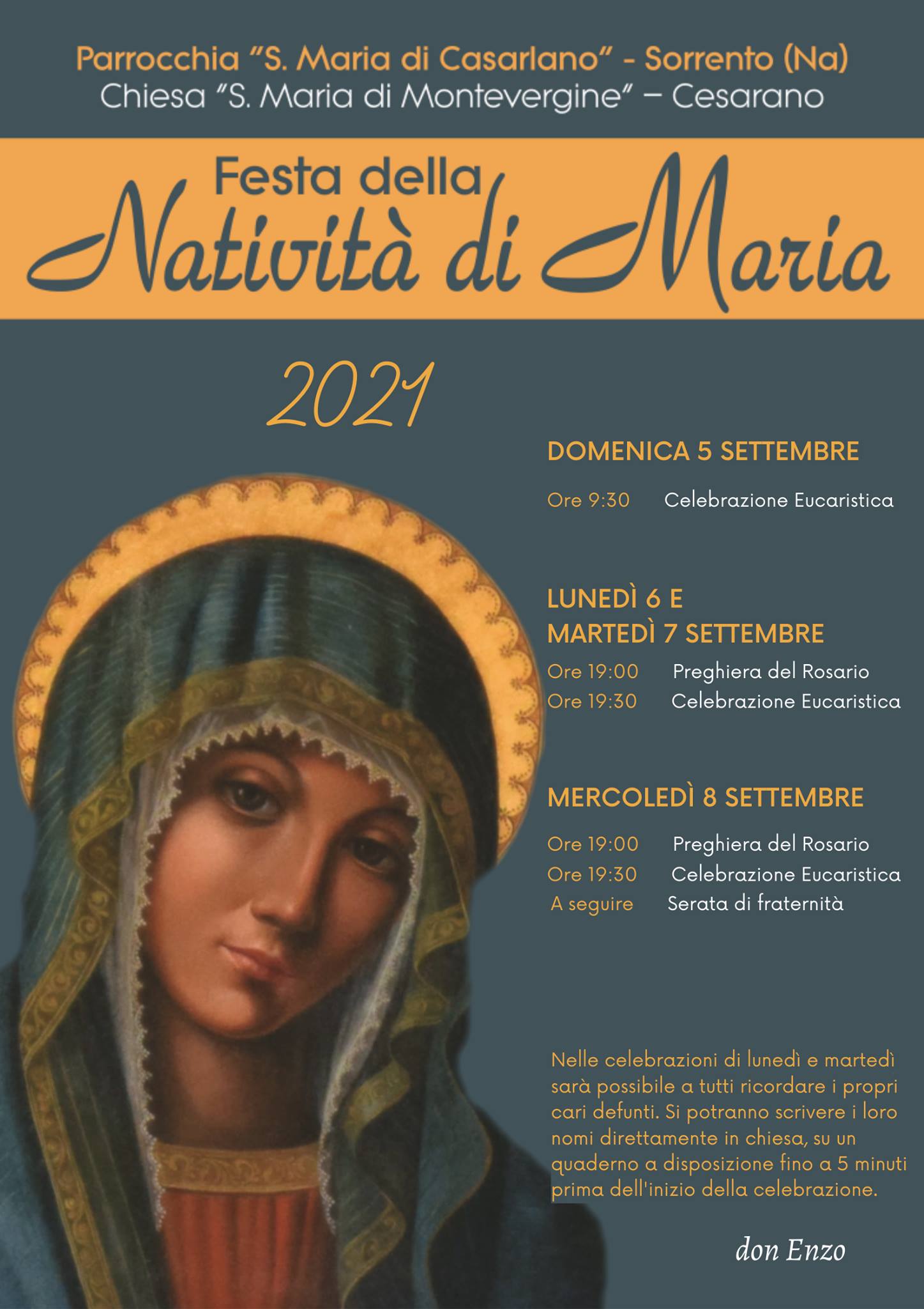 Festa della Natività di Maria - S. Maria di Montevergine - Cesarano